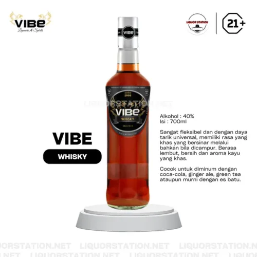 Vibe Whisky Rasa yang khas yang bersinar 700ml
